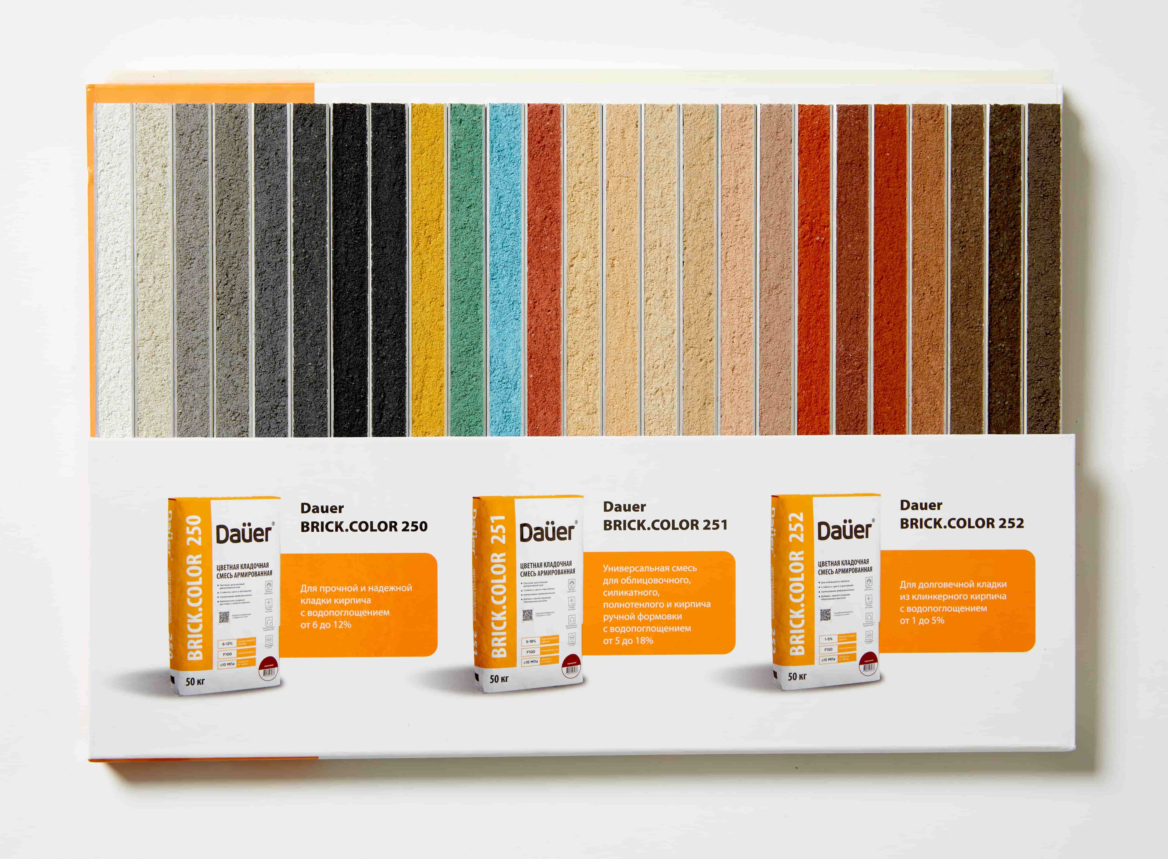 Цветная кладочная смесь армированная DAUER BRICK.COLOR 251 серый, 50 кг фото 3